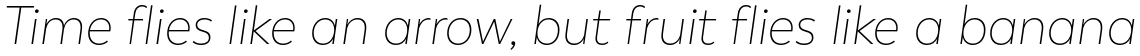 Trenda ExtraLight Italic