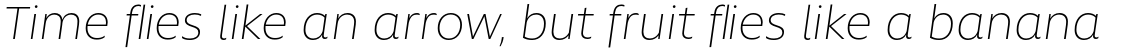Rawson ExtraLight Italic
