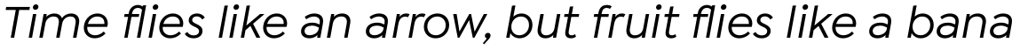 Isidora Sans Medium Italic