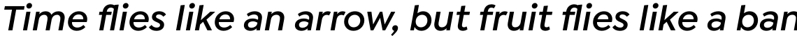 Isidora Sans SemiBold Italic