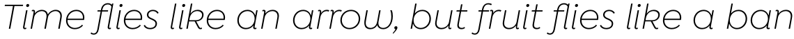 Isidora Sans Alt Light Italic