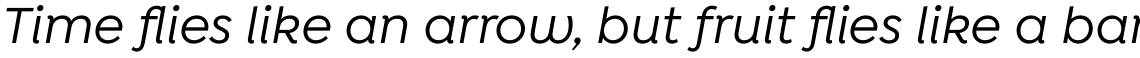 Isidora Sans Alt Medium Italic