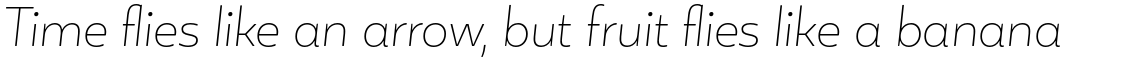 Blauth Thin Italic