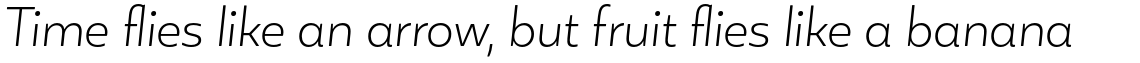 Blauth ExtraLight Italic