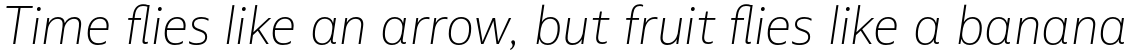 Multiple Sans Alt III ExtraLight Italic