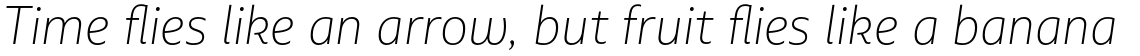 Multiple Sans Pro ExtraLight Italic