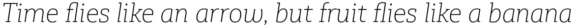 Multiple Slab Alt I ExtraLight Italic