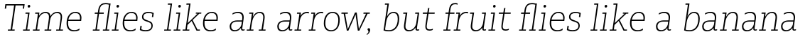 Multiple Slab Alt II ExtraLight Italic