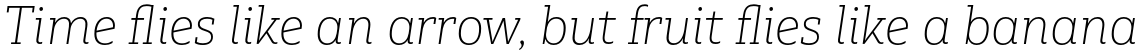 Multiple Slab Alt III ExtraLight Italic