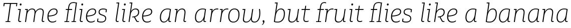 Multiple Slab Pro ExtraLight Italic