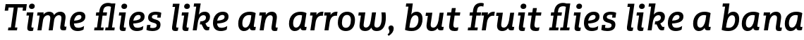 Multiple Slab Pro SemiBold Italic