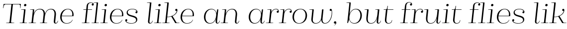 Cagliari Extra Light Italic