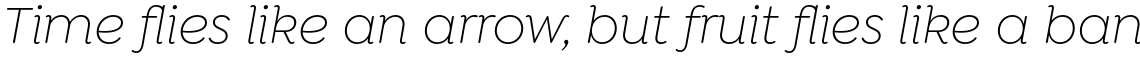 Isidora Soft Alt Light Italic