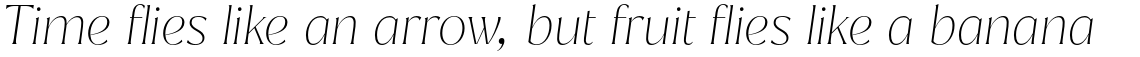 Jazmin Thin Italic