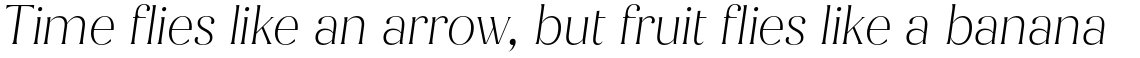 Jazmin Alt ExtraLight Italic