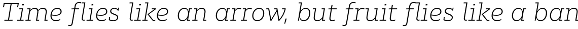 Majora Pro Thin Italic