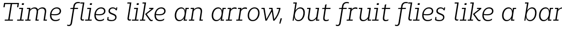 Majora Pro Extra Light italic