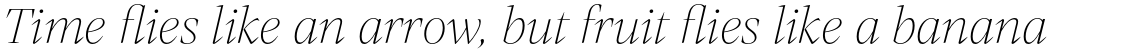 Mixta Pro UltraLight Italic