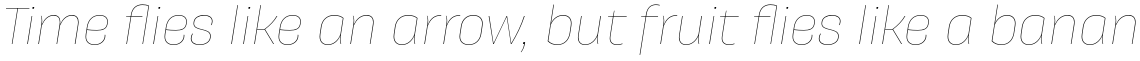 Galeana Standard Thin Italic
