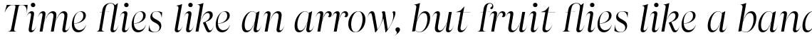 Apparel Display Regular Italic