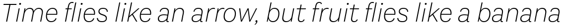Aestetico Extra Light Italic