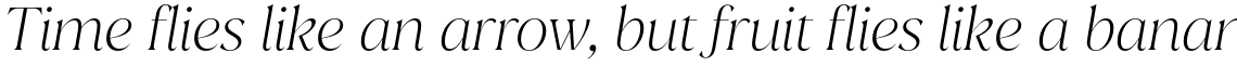 Juana Extra Light Italic