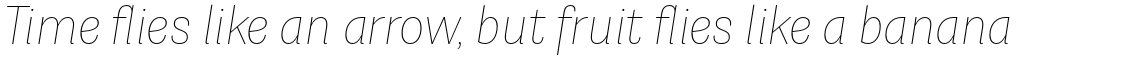 Grotesco Thin Italic