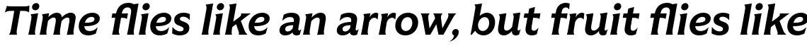 Vanguardia SemiBold Italic