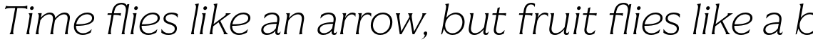 Vanguardia Light Italic