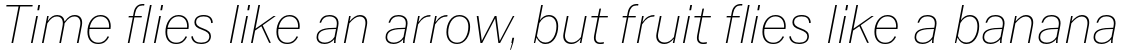 Latino Gothic ExtraLight Italic