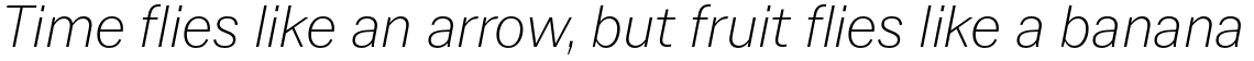 Latino Gothic Light Italic