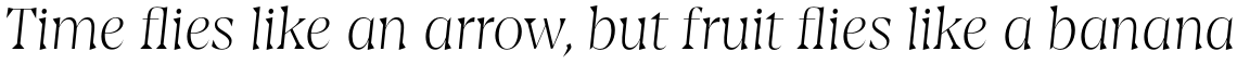 Amarga Extra Light Italic