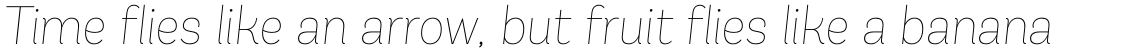 Andes Italic Ultra Light