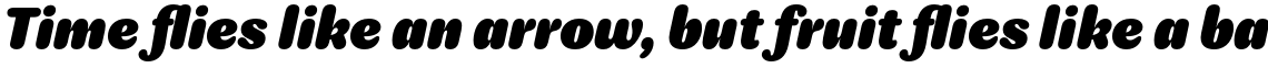 Amostra Heavy Italic