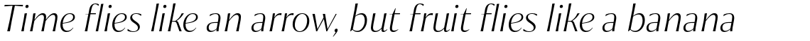 Chakai Alt Light Italic