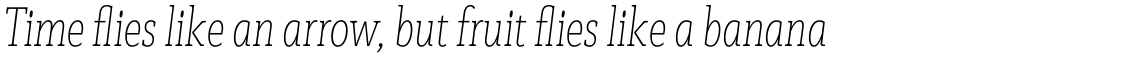 Faraon Condensed Thin Italic
