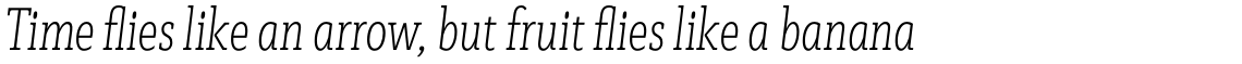 Faraon Condensed Extra Light Italic