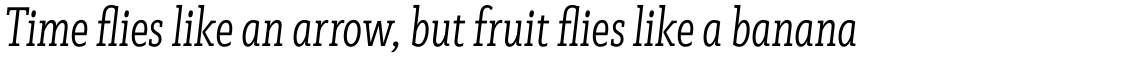 Faraon Condensed Light Italic