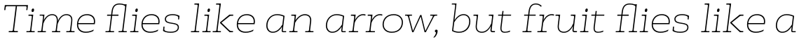 Faraon Expanded Thin Italic