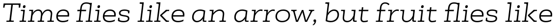 Faraon Expanded Light Italic