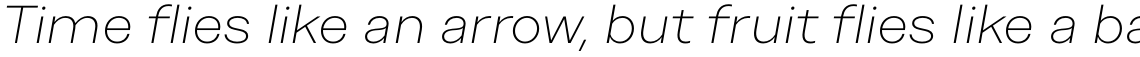 Mandioca Extra Light Italic