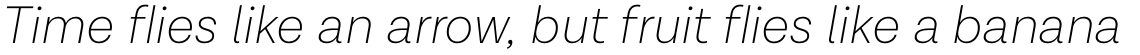 Lota Grotesque One ExtraLight Italic