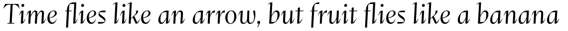 Abstract One Thin Italic