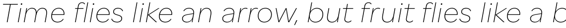 Yankee Extra Light Italic