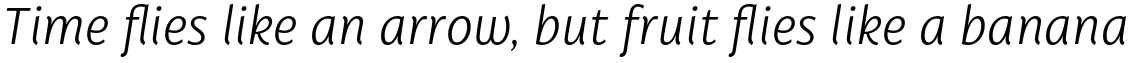 Trust Sans Alt Light Italic