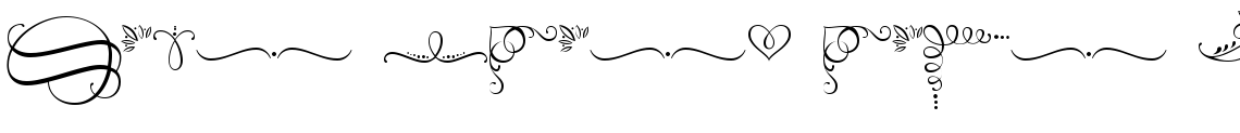 Samantha Script Ornaments