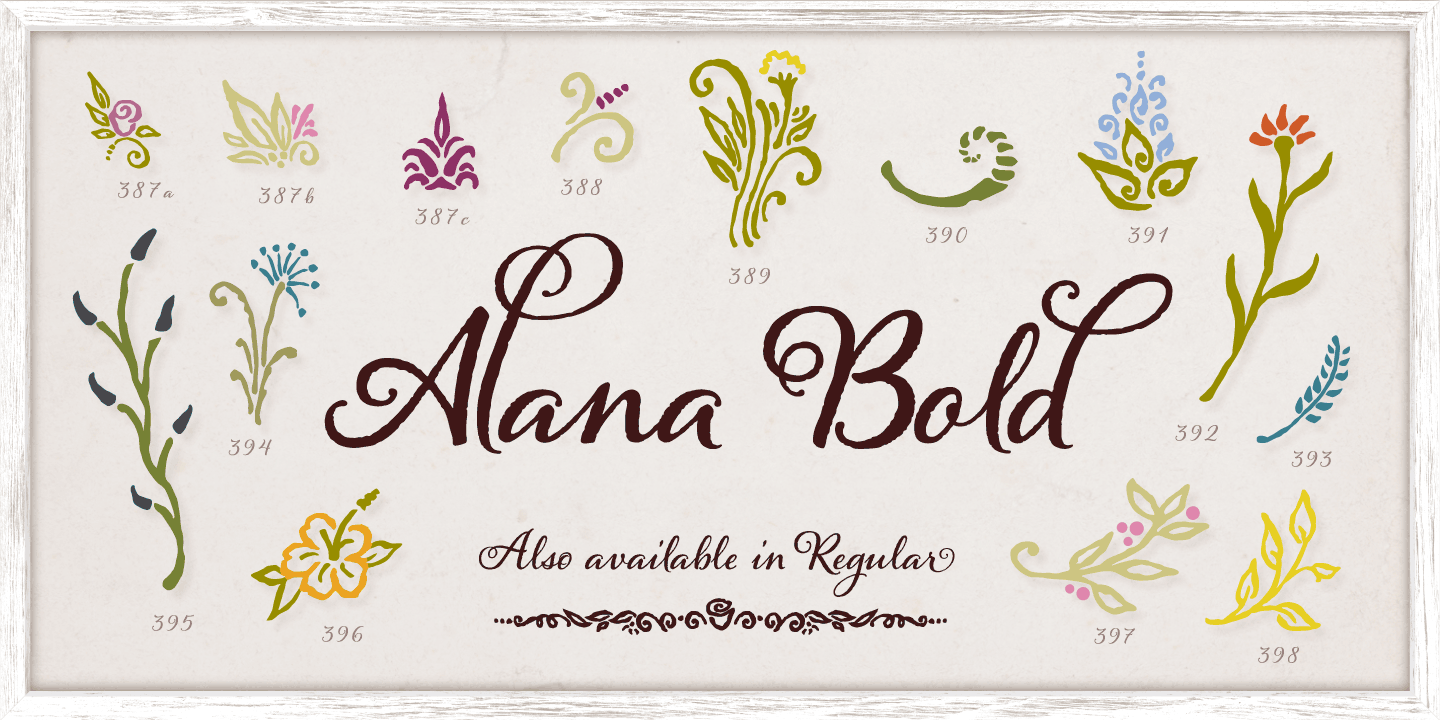 Alana Pro Bold Fonts