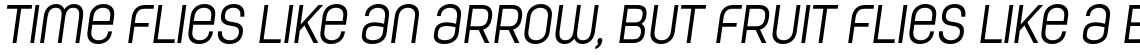 Moderna Condensed Unicase Light Italic