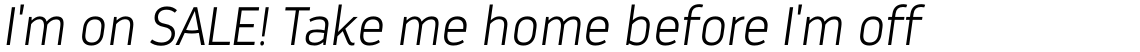 Darwin Extra Light Italic
