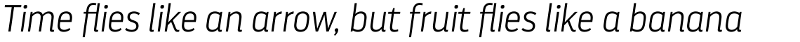Darwin Pro ExtraLight Italic